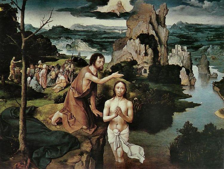 Joachim Patinir Baptism of Christ oil painting picture